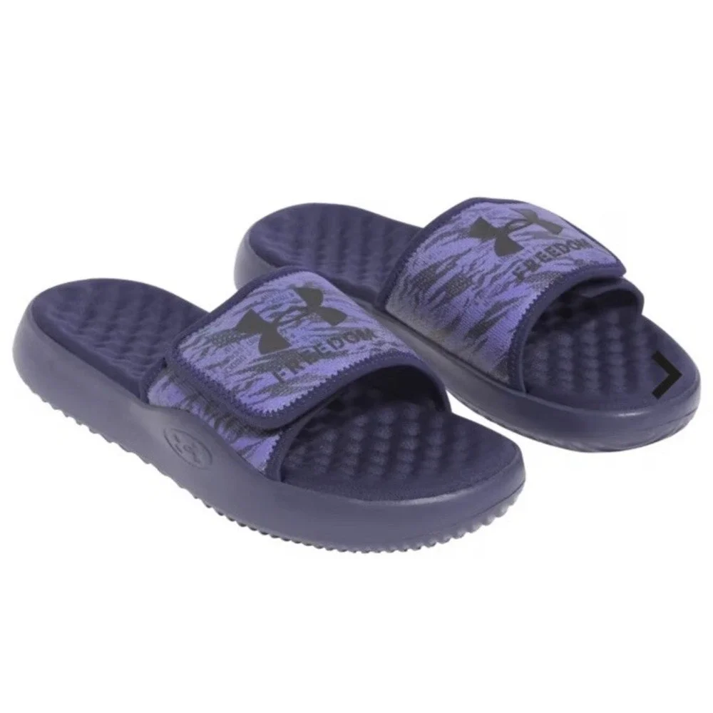 Under Armour Ignite Pro 8 Freedom Slides‎ for Men - Midnight Navy - 13